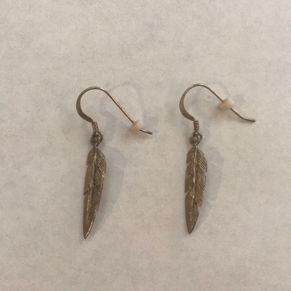 Feather earrings